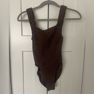Hunza G Squareneck One Piece NWT